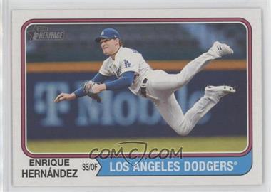 2023 Topps Heritage High Number - [Base] #723 - SP - Enrique Hernández