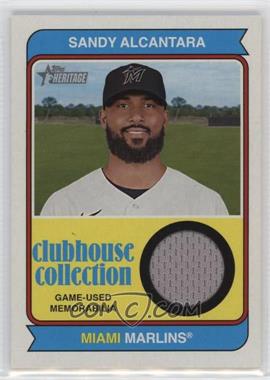 2023 Topps Heritage High Number - Clubhouse Collection Relics #CCR-SA - Sandy Alcantara