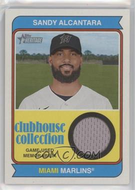 2023 Topps Heritage High Number - Clubhouse Collection Relics #CCR-SA - Sandy Alcantara
