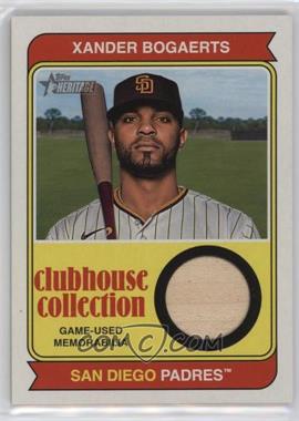 2023 Topps Heritage High Number - Clubhouse Collection Relics #CCR-XB - Xander Bogaerts
