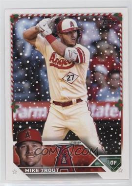 2023 Topps Holiday - [Base] #H27.1 - Mike Trout