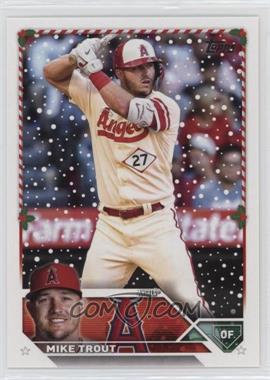 2023 Topps Holiday - [Base] #H27.1 - Mike Trout