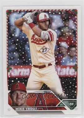 2023 Topps Holiday - [Base] #H27.1 - Mike Trout