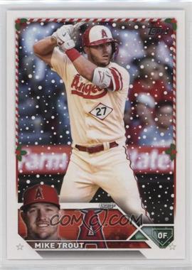 2023 Topps Holiday - [Base] #H27.1 - Mike Trout