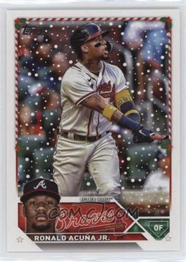 2023 Topps Holiday - [Base] #H43.1 - Ronald Acuña Jr.