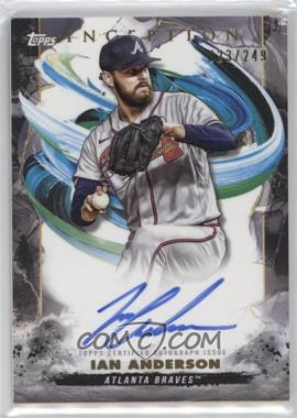 2023 Topps Inception - Base Rookie and Emerging Stars Autographs #BRES-IA - Ian Anderson /249
