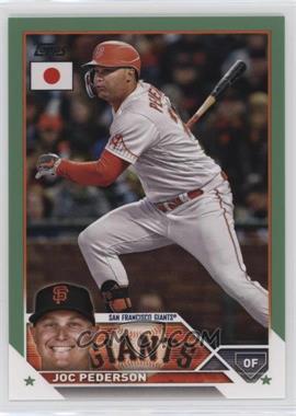 2023 Topps Japan Edition - [Base] - Jade Green #186 - Joc Pederson /75