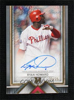 2023 Topps Museum Collection - Archival Autographs - Gold #AA-RH - Ryan Howard /25