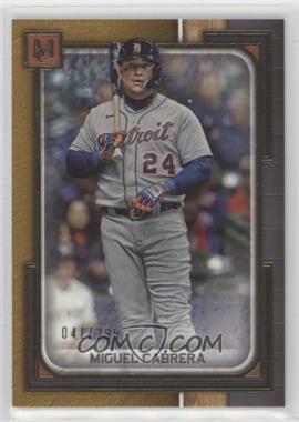 2023 Topps Museum Collection - [Base] - Gold #36 - Miguel Cabrera /299