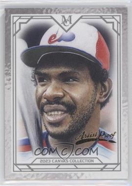 2023 Topps Museum Collection - Canvas Collection Reprints - Artist Proof #CCR-36 - Andre Dawson /50
