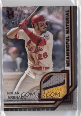 2023 Topps Museum Collection - Meaningful Material Relics - Ruby #MMR-NA - Nolan Arenado /10