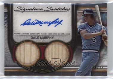 2023 Topps Museum Collection - Single-Player Signature Swatches Dual Relic Autographs - Gold #SWDRA-DM - Dale Murphy /25