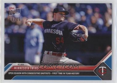 2023 Topps Now - [Base] - Blue #26 - Minnesota Twins /49