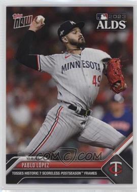 2023 Topps Now - [Base] #980 - ALDS - Pablo López /923