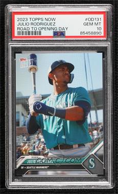2023 Topps Now Road to Opening Day - [Base] #OD-131 - Julio Rodriguez /645 [PSA 10 GEM MT]