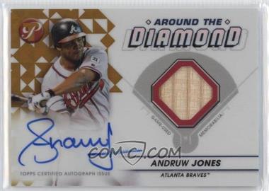 2023 Topps Pristine - Around The Diamond Autograph Relics - Gold Refractor #ADR-AJ - Andruw Jones /50