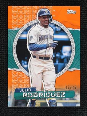 2023 Topps Rip - [Base] - Orange #20 - Julio Rodríguez /75