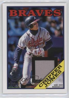 2023 Topps Series 1 - 1988 Topps Baseball Relics #88R-CJ - Chipper Jones