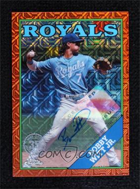 2023 Topps Series 1 - 1988 Topps Chrome Silver Pack - Orange Refractor Autographs #T88C-44 - Bobby Witt Jr. /25