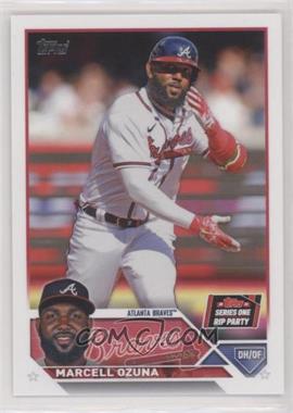 2023 Topps Series 1 - [Base] - 2023 Topps Rip Party #125 - Marcell Ozuna