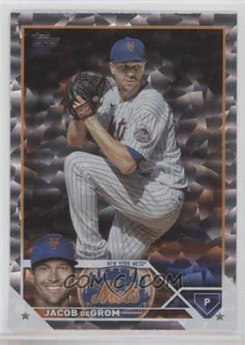 2023 Topps Series 1 - [Base] - Collector's Box Silver Pattern Foil #48 - Jacob deGrom
