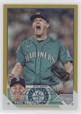 2023 Topps Series 1 - [Base] - Gold Foil #207 - Paul Sewald [EX to NM]