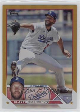 2023 Topps Series 1 - [Base] - Gold Foil #22 - Clayton Kershaw