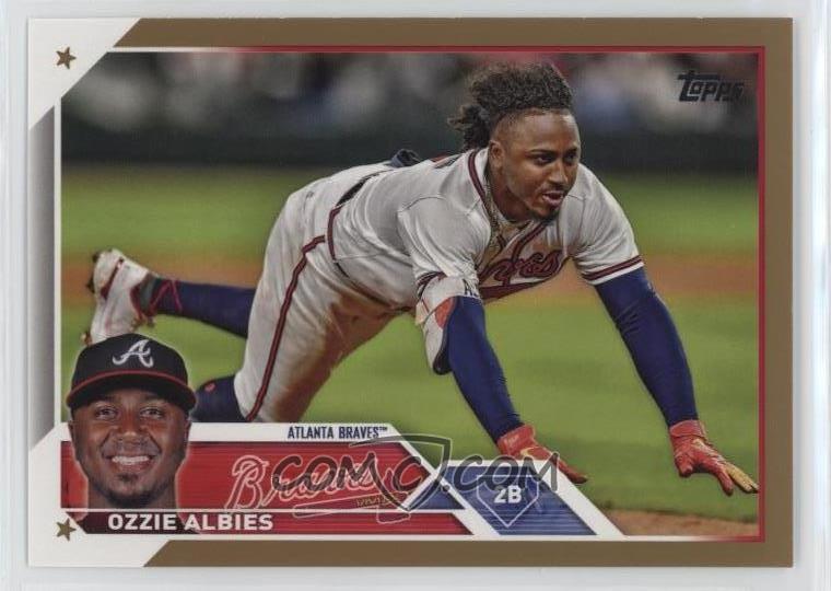 2023 Topps Series 1 - [Base] - Gold #81 - Ozzie Albies /2023