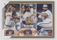 League Leaders - Framber Valdez, Justin Verlander, Alek Manoah #/2,023