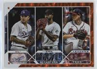 League Leaders - Max Fried, Sandy Alcantara, Julio Urías #/299