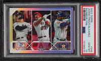 League Leaders - Aaron Judge, Mike Trout, Yordan Alvarez [PSA 10 GEM&…