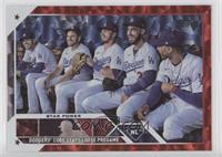 Checklist - Star Power (Dodgers Core Stays Loose Pregame) #/199