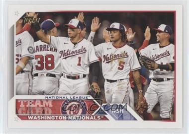 2023 Topps Series 1 - [Base] - SSP Image Variation Golden Mirror #316 - Washington Nationals [EX to NM]