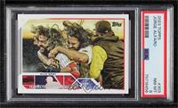 Checklist - Wild West (Teammates Celebrate Walk Off) [PSA 8 NM‑…