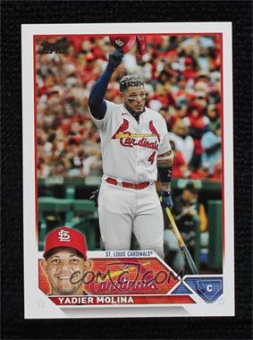 2023 Topps Series 1 - [Base] #4 - Yadier Molina