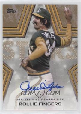 2023 Topps Series 1 - Baseball Stars Autographs - Gold #BSA-RF - Rollie Fingers /50