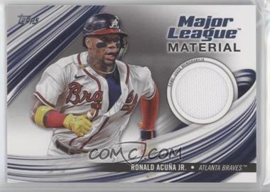 2023 Topps Series 1 - Major League Material #MLM-RAJ - Ronald Acuña Jr.