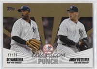 Andy Pettitte, CC Sabathia #/75