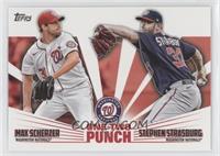 Max Scherzer, Stephen Strasburg [EX to NM]