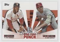 Bob Gibson, Steve Carlton [EX to NM]