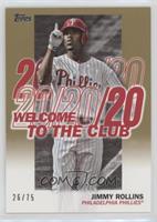 Jimmy Rollins #/75