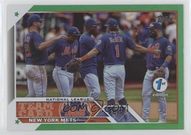 2023 Topps Series 1 1st Edition - [Base] - Green Foil #291 - New York Mets /150