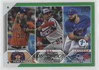 League Leaders - Alek Manoah, Justin Verlander, Dylan Cease #/150