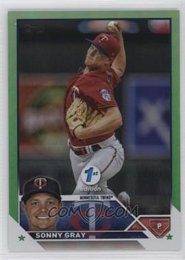 2023 Topps Series 1 1st Edition - [Base] - Green Foil #78 - Sonny Gray /150 [EX to NM]