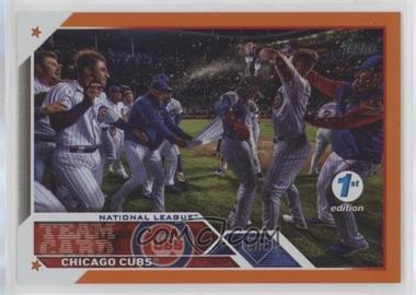 2023 Topps Series 1 1st Edition - [Base] - Orange Foil #220 - Chicago Cubs /75