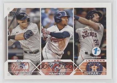 2023 Topps Series 1 1st Edition - [Base] #241 - League Leaders - Kyle Tucker, José Ramírez, Aaron Judge