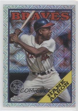 2023 Topps Series 2 - 1988 Topps Chrome Silver Pack Mojo #2T88C-95 - Hank Aaron [EX to NM]