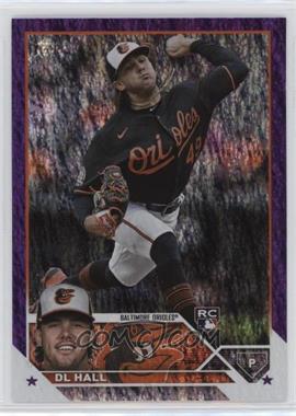 2023 Topps Series 2 - [Base] - Retail Purple Foil #547 - DL Hall /799