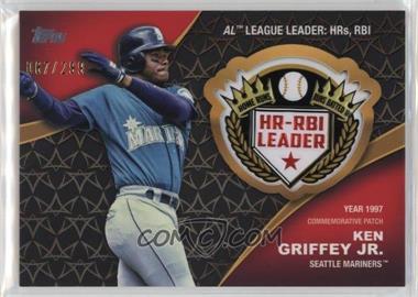 2023 Topps Series 2 - Crowning Achievements Commemorative Patches - Black #CA-KG - Ken Griffey Jr. /299