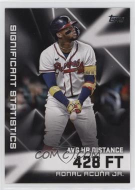 2023 Topps Series 2 - Significant Statistics #SS-6 - Ronald Acuña Jr.